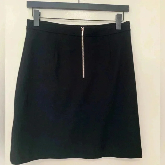 Contemporaine black, winter weight, A line skirt with  four-way stretch - Picture 2 of 6